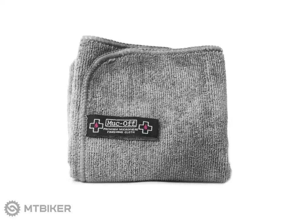 Časově Omezené Muc-Off Microfibre Polishing Cloth utěrka, šedá
