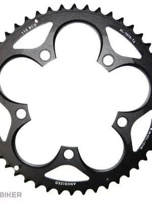 SRAM Road převodník 48T V2 110 Alum 4mm Black GXP Long Pin (48-34) Dokud Zásoby Vydrží