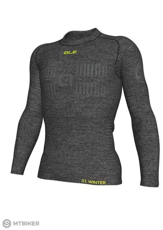 Expresní Doručení ALÉ Seamless Wool funkční triko, šedá