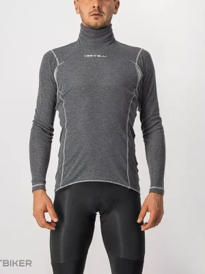 Castelli FLANDERS WARM NECK tričko, šedé Oblíbený