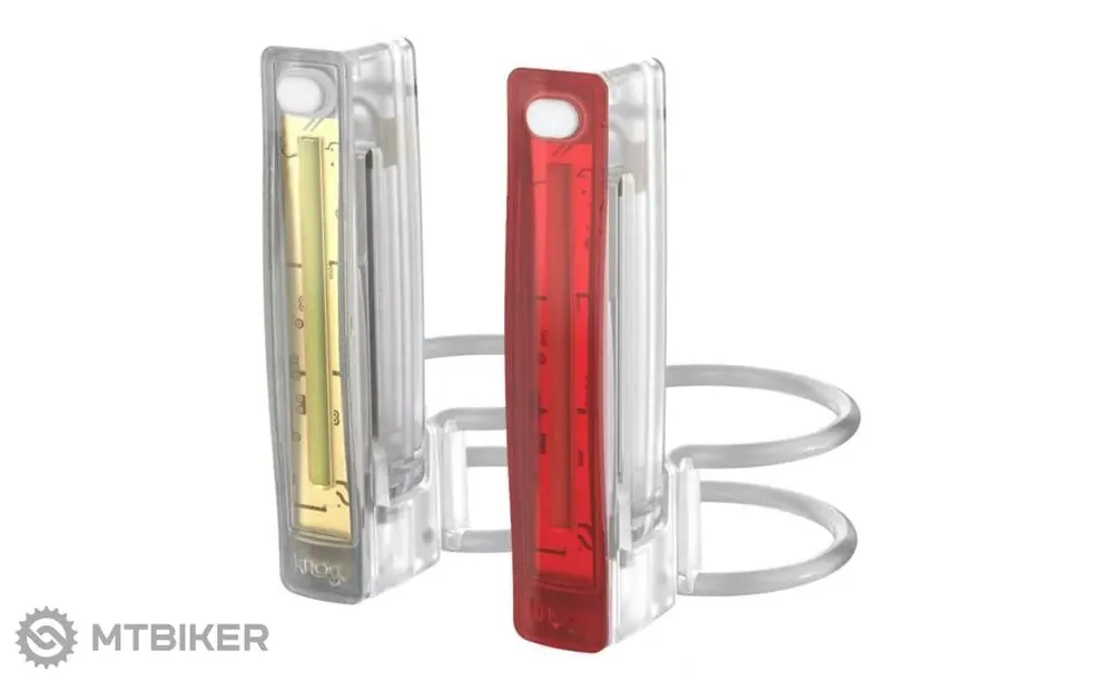 Knog PLUS Twinpack sada nabíjecích světel, průhledná Horká Nabídka