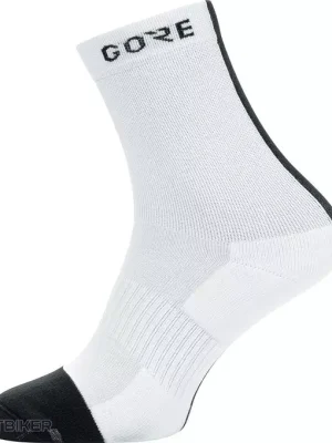 GOREWEAR M Mid ponožky, bílá/černá Must-Have
