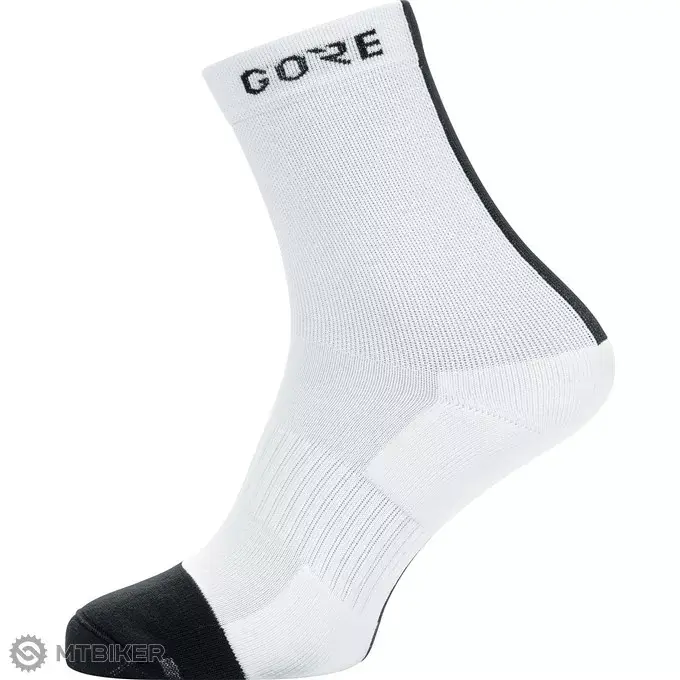 GOREWEAR M Mid ponožky, bílá/černá Must-Have
