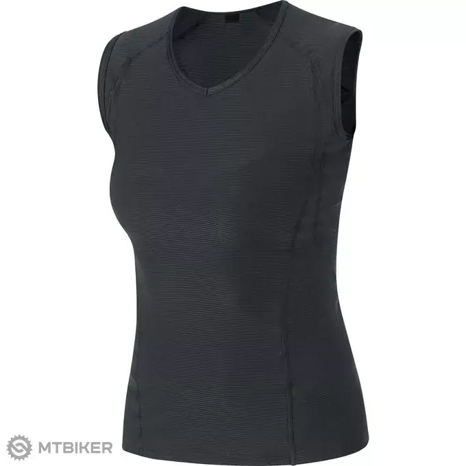 Vrácení Zdarma GOREWEAR M Women Base Layer Sleeveless Shirt termo triko, černá
