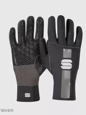 Sportful Neoprene rukavice, černé Sezónní Sleva