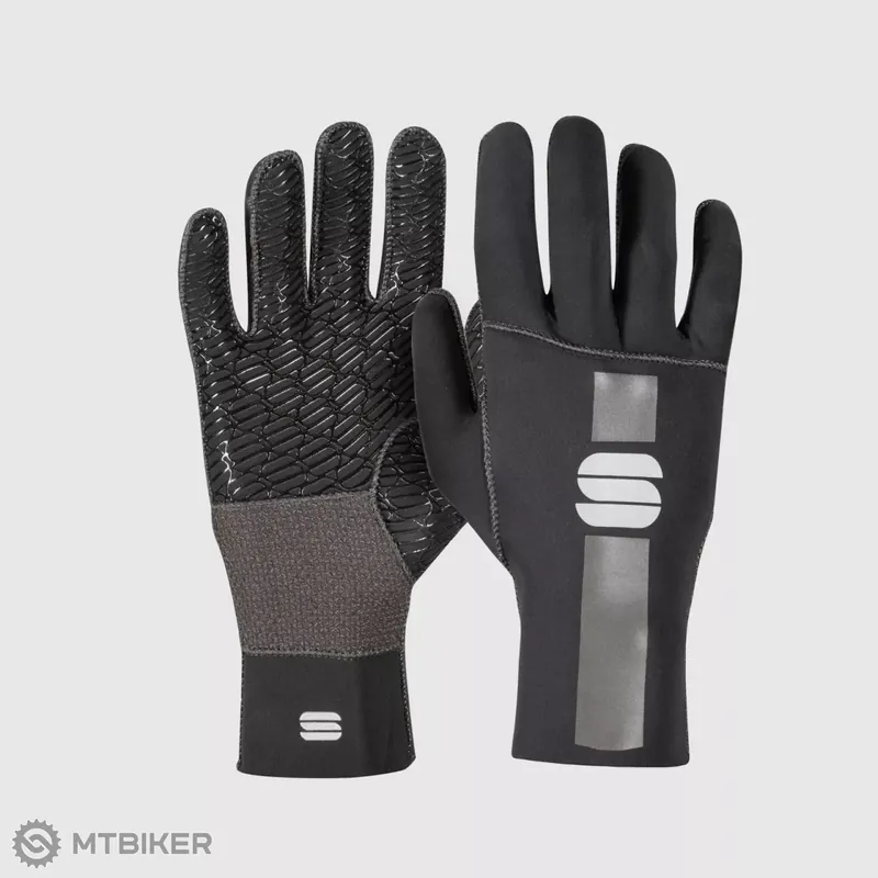 Sportful Neoprene rukavice, černé Sezónní Sleva