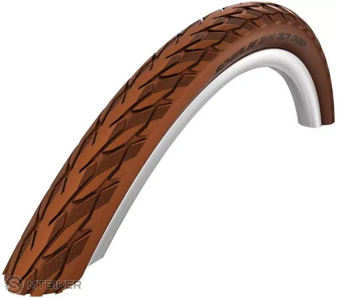 Oblíbený Schwalbe Delta Cruiser Plus 28x1.40" Active plášť, drát, reflex, hnědá