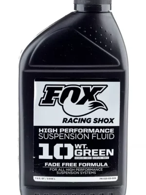 FOX Suspension Fluid 10WT Green olej do pružicích systémů, 946 ml Tovární Cena