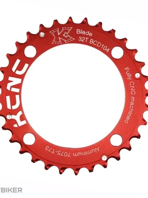 Pouze Dnes KCNC mTB převodník Blade červený 104x32z