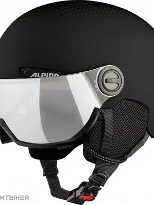 Akční Nabídka ALPINA Arber Visor Q-Lite přilba, černá matná