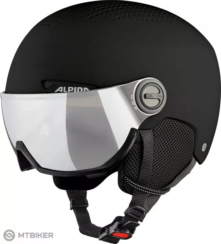 Akční Nabídka ALPINA Arber Visor Q-Lite přilba, černá matná