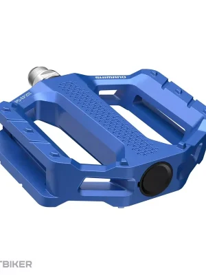 Shimano PD-EF202 platformové pedály, modré Levný