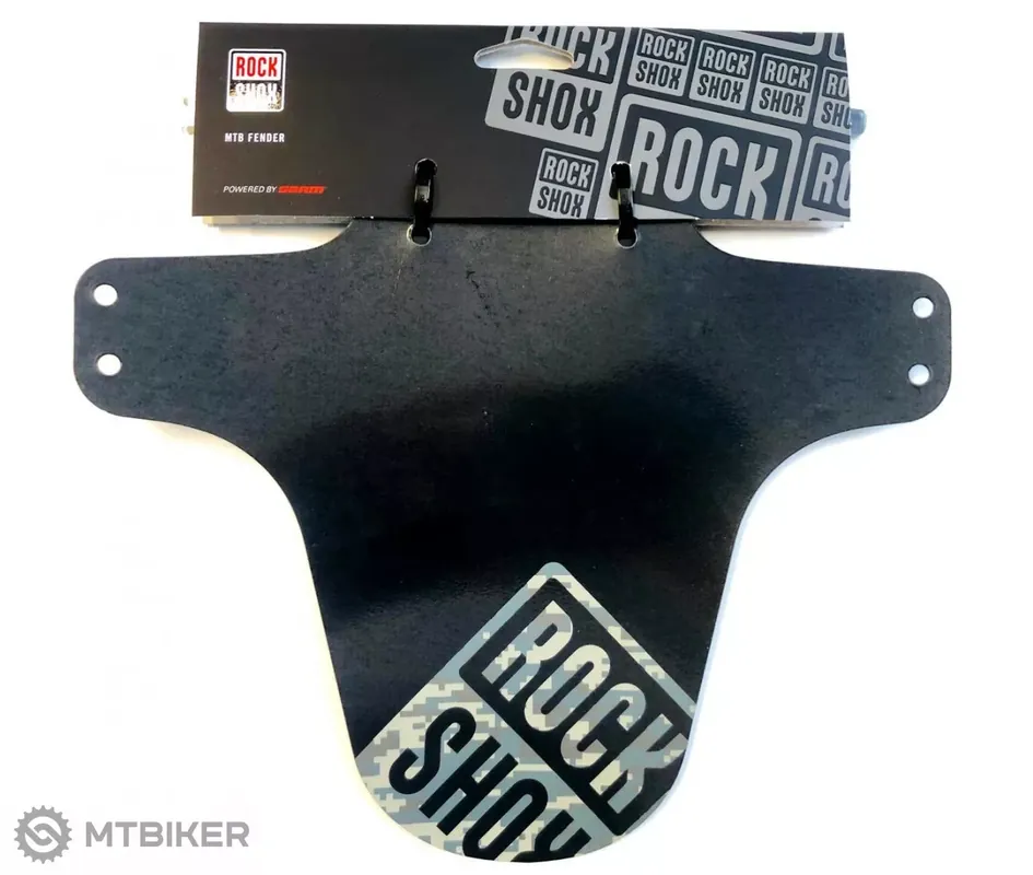 RockShox AM Fender přední blatník, černý/digitální camo zelený Akční Nabídka