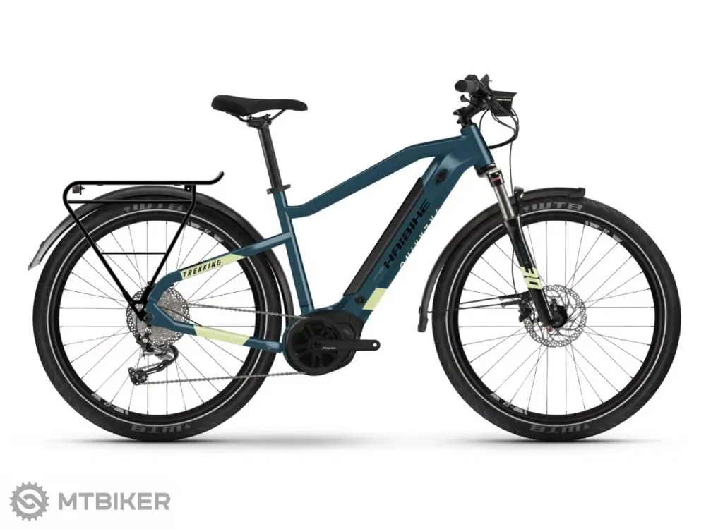 Haibike Trekking 5 i500Wh 27,5 elektrokolo, modré/zelené Odeslání Ihned