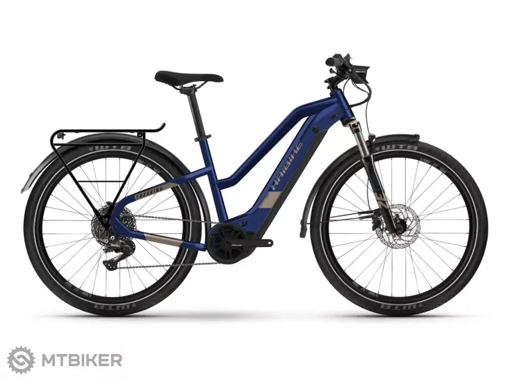 Tovární Cena Haibike Trekking 7 Trapez elektrokolo, modré/pískové