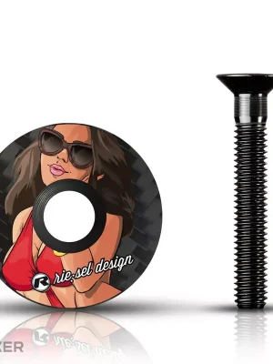 Rie Sel design karbonové víčko, cap girl II Aktuální