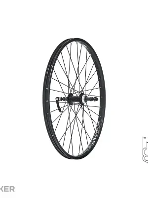 Kellys KLS WASPER FREEWHEEL 24" zadní kolo, V-brzdy Originální