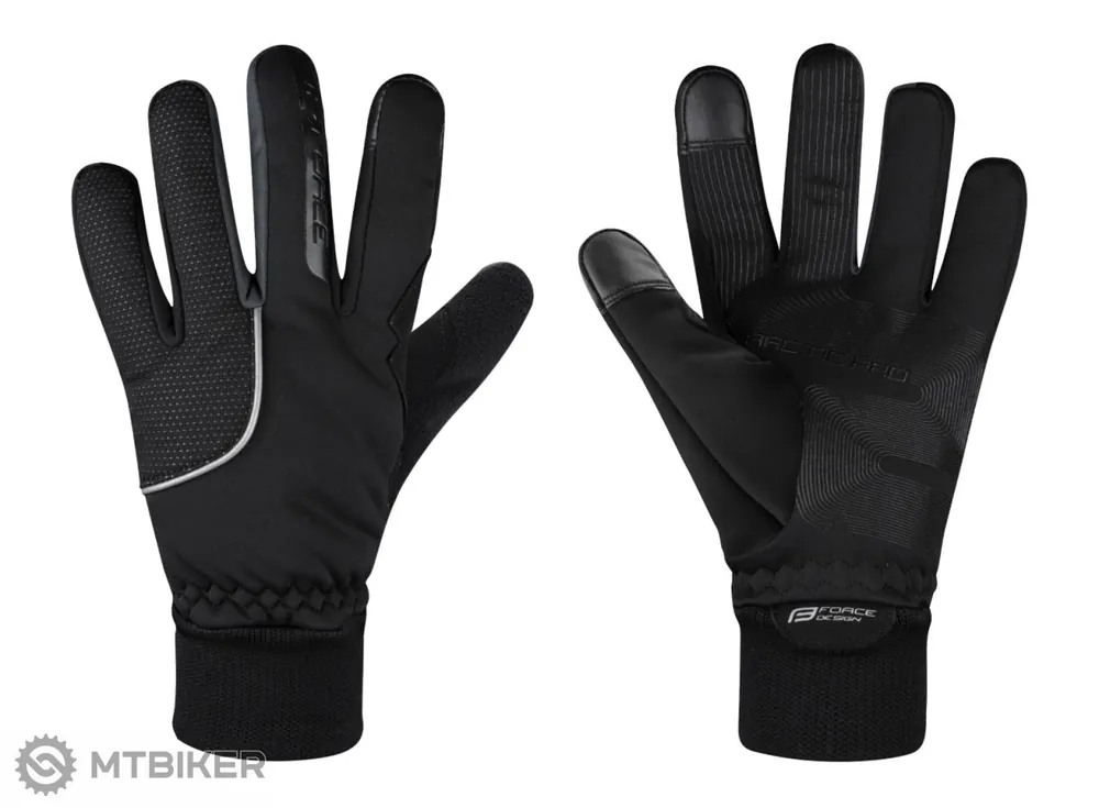 FORCE ARCTIC PRO rukavice, černé Autentický
