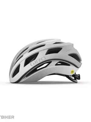 Cenová Bomba Giro Helios Spherical přilba, mat white/silver fade