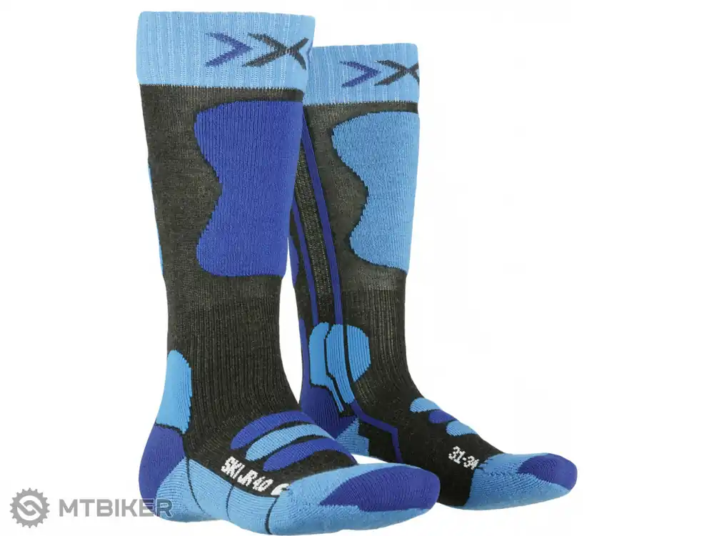 Omezená Nabídka X-BIONIC SKI Junior 4.0 dětské ponožky, modrá