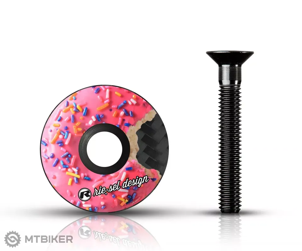 Rie Sel design karbonové víčko, riesel donut Rychlé Dodání