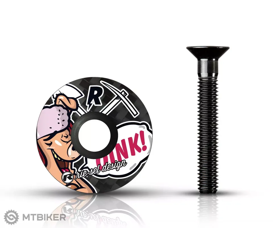 Rie Sel design karbonové víčko, trail pig Aktuální