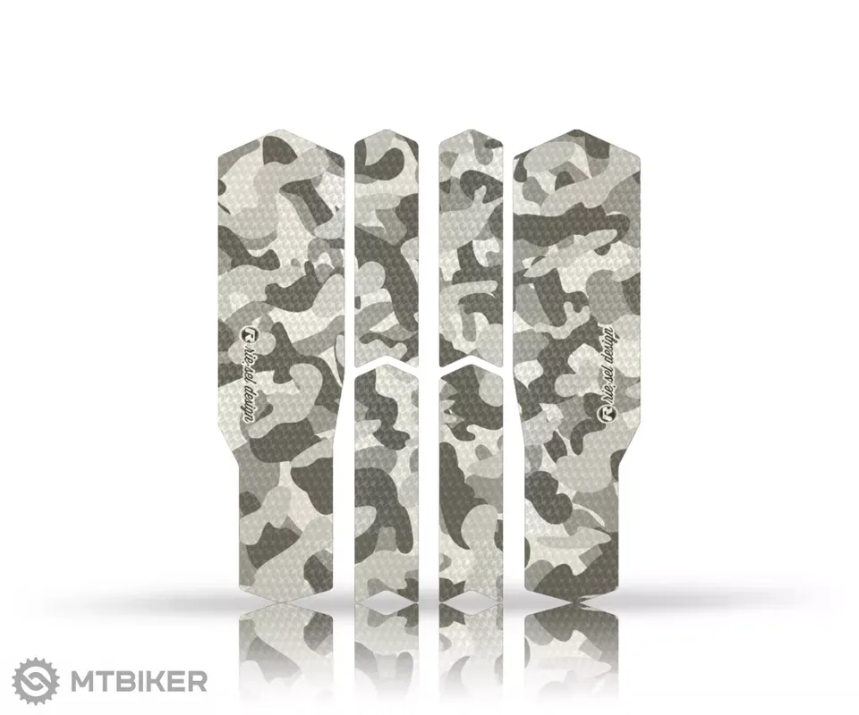Autentický Rie Sel design Riesel design nálepky pro rám RIESEL Chain Tape 3000, Camo