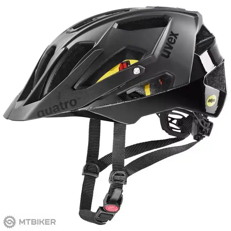 uvex quatro cc MIPS přilba, all black Originální