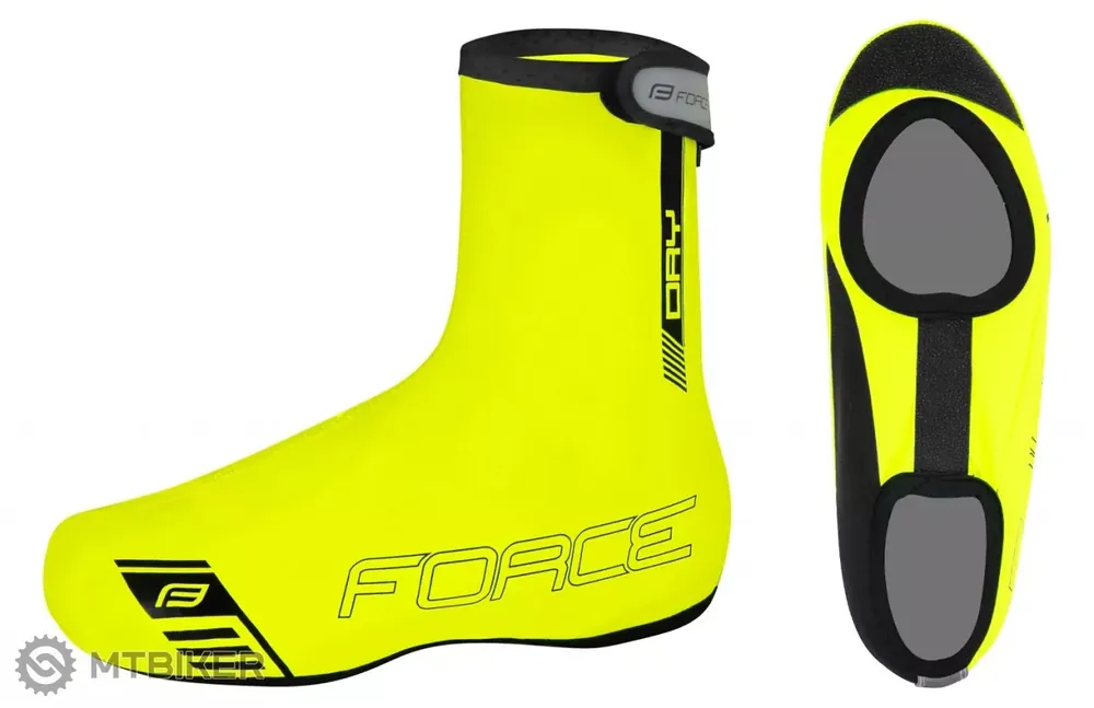Novinka FORCE PU Dry Road návleky na tretry, fluo