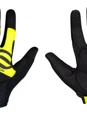 Tovární Cena FORCE MTB Power rukavice, černá/fluo