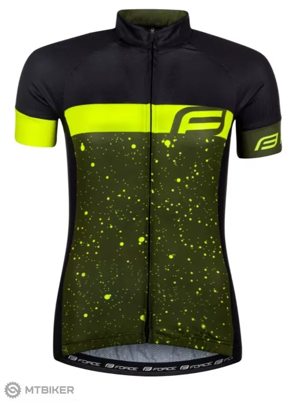 FORCE Spray Lady dámský dres, army/fluo Horká Nabídka