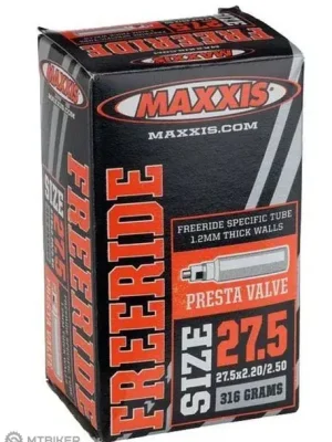 Dokud Zásoby Vydrží Maxxis FREERIDE 27.5" x 2.2-2.5" duše, galuskový ventilek
