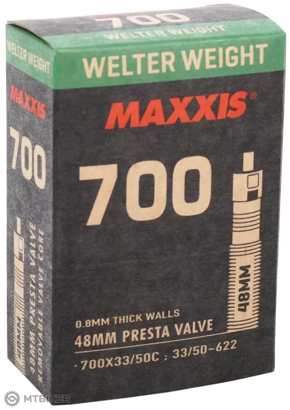 Cenově Výhodný Maxxis Welter Weight 700x33-50C duše, galuskový ventilek 48 mm