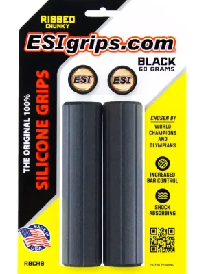 ESI Grips Ribbed Chunky gripy, 60 g, černá Sezónní Sleva