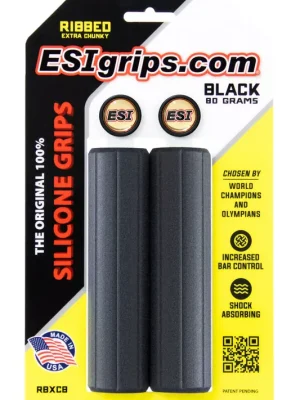 ESI Grips Ribbed Extra Chunky gripy, 80 g, černé Výhodná Nabídka