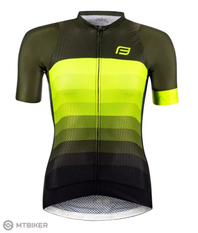 Cenová Bomba FORCE Ascent dámský dres, zelená/fluo