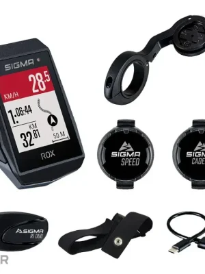 SIGMA ROX 11.1 EVO GPS cyklopočítač + sada senzorů, černá Nejprodávanější