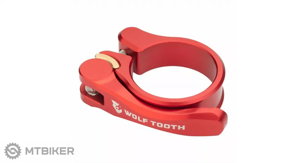 Wolf Tooth Quick Release sedlová objímka, 31.8 mm, červená Nakupujte Hned