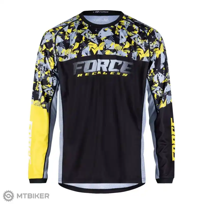 FORCE Reckless dres, černá/žlutá/šedá Koupit Online