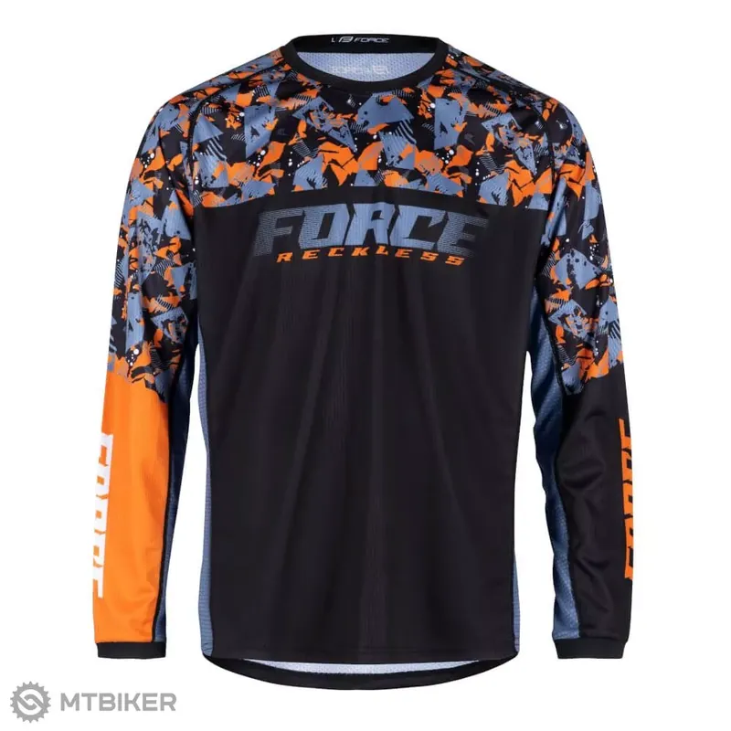 FORCE Reckless dres, černý/oranžový Must-Have