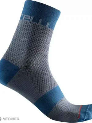 Castelli VELOCISSIMA 12 dámské ponožky, sv. ocel./modrá Oblíbený