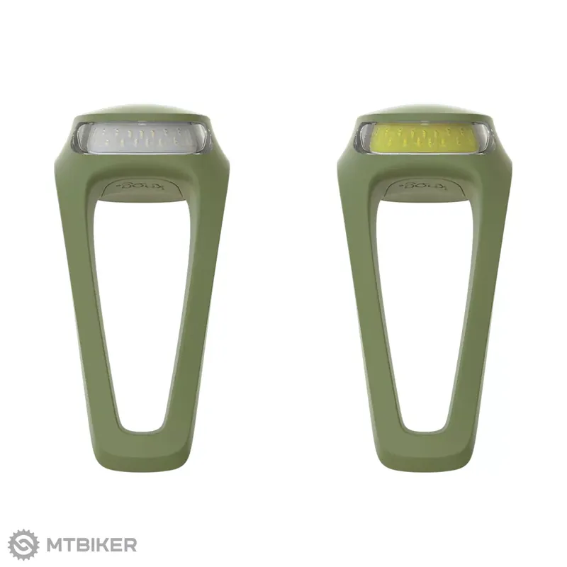 Nejlepší Volba Knog Frog V3 sada světel, jacket green