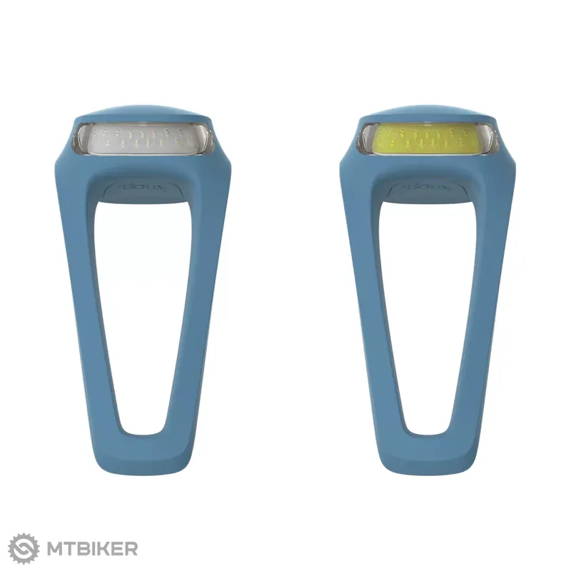 Knog Frog V3 sada světel, denim blue Vysoce Kvalitní