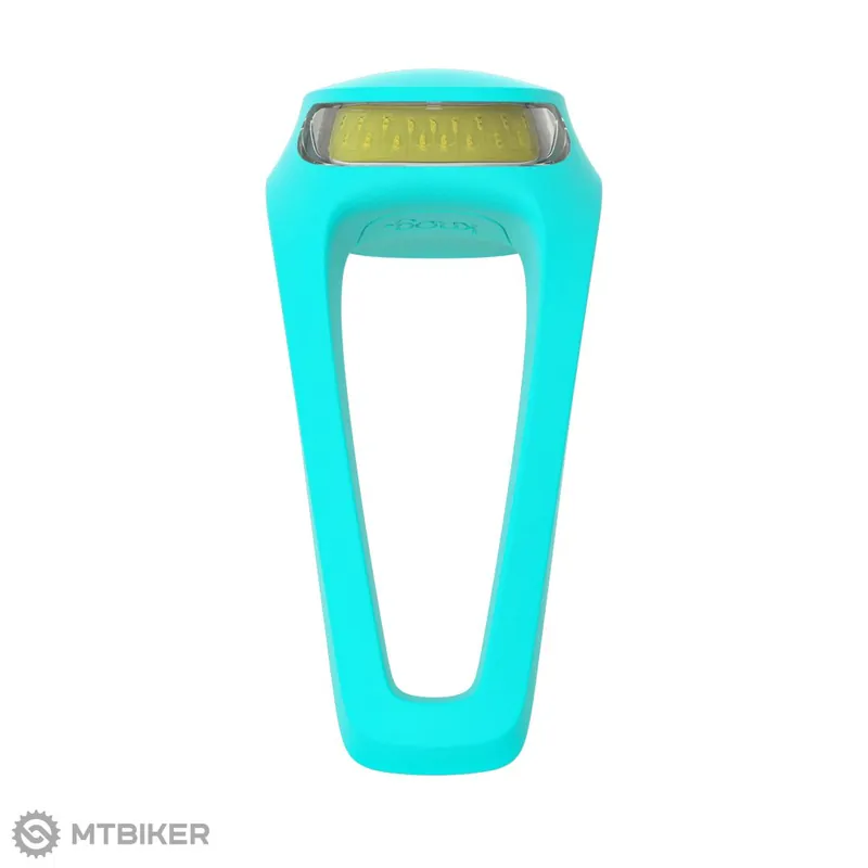Bezpečná Platba Knog Frog V3 nabíjecí zadní blikačka, 40 lm, awesome aquamarine
