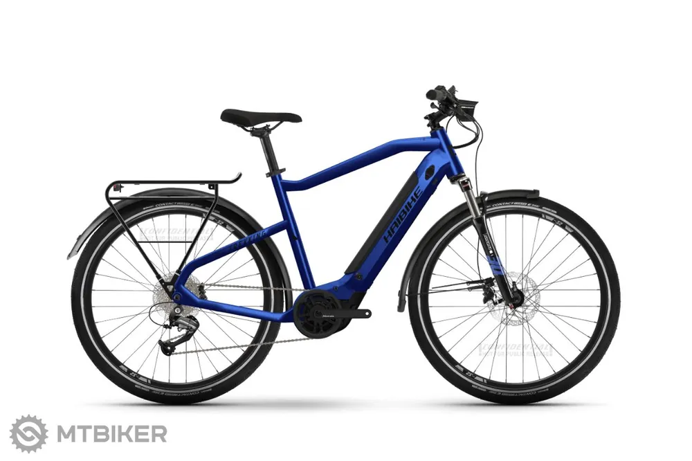 Haibike Trekking 4 High 27,5 elektrokolo, lesklé/matné modré/černé Must-Have
