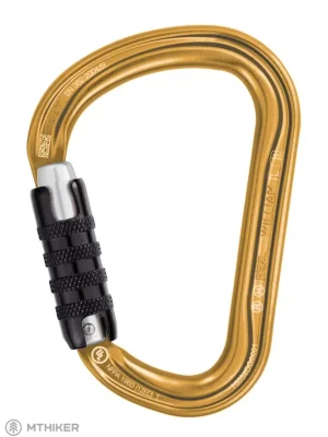 Akce Petzl WILLIAM TRIACT LOCK karabina, zlatá