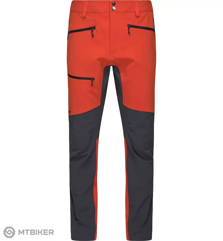 Haglöfs Rugged Flex kalhoty, červené/tmavě šedé Nová Kolekce