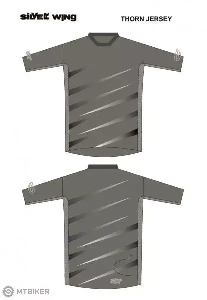 Silver Wing THORN MTB dres, šedá Rychlé Dodání