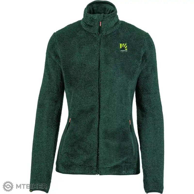 Jen Po Omezenou Doba Karpos VERTICE fleece dámská mikina, tmavě zelená