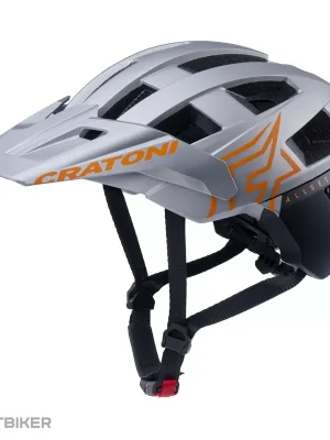 Autentický CRATONI AllSet Pro helma, silver/orange matt